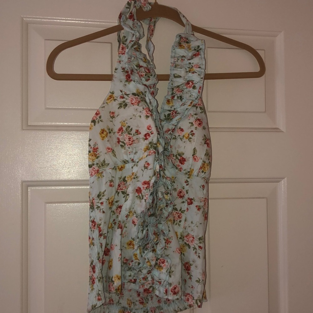 Floral Love Culture Halter Neck top